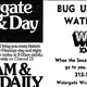 Ads for New York City local coverage. Via Times Machine.